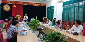 Đoàn nghiên cứu thực tế tại Trường Chính trị Thanh Hóa