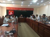 Hội đồng khoa học và giảng viên dự góp ý giờ giảng của giảng viên Bùi Viết Trung và Trần Thị Hạnh Dung