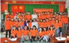 Đoàn nghiên cứu thưc tế TC83 chụp hình lưu niệm với lãnh đạo xã Thiện Hưng