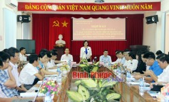Đồng chí Trần Tuyết Minh phát biểu kết luận tại buổi họp báo
