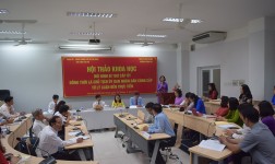 ThS. Trần Tuyết Minh, UVBTV, Trưởng Ban Tuyên giáo Tỉnh ủy, Hiệu trưởng trường Chính trị tỉnh Bình Phước phát biểu kết luận Hội thảo