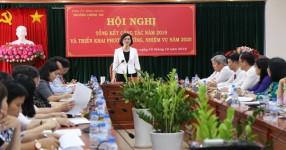 ThS. Trần Tuyết Minh phát biểu tại Hội nghị