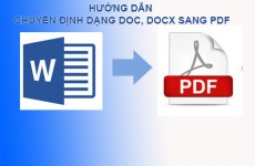Minh họa: chuyển đổi định dạng Word (doc, docx) sang PDF