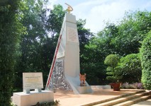 Tượng đài Phú Riềng Đỏ (di tích lịch sử - văn hóa cấp quốc gia) tại xã Thuận Phú (Đồng Phú). Nguồn: Tuyên giáo Bình Phước