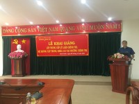 Đồng chí Nguyễn Hồng Trà - UVBTV - Trưởng Ban Tổ chức Tỉnh ủy phát biểu chỉ đạo tại buổi lễ.