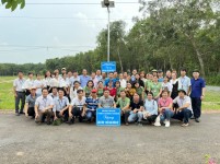 Lớp Trung cấp lý luận chính trị khóa 127 (mở tại huyện Đồng Phú) đi nghiên cứu thực tế cuối khóa tại huyện Lộc Ninh