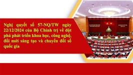 7 nhiệm vụ, giải pháp theo Nghị quyết số 57-NQ/TW, ngày 22/12/2024 của Bộ Chính trị về đột phá phát triển khoa học, công nghệ, đổi mới sáng tạo và chuyển đổi số quốc gia