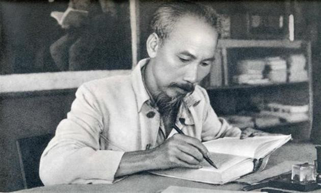 Chủ tịch Hồ Chí Minh. Ảnh tư liệu